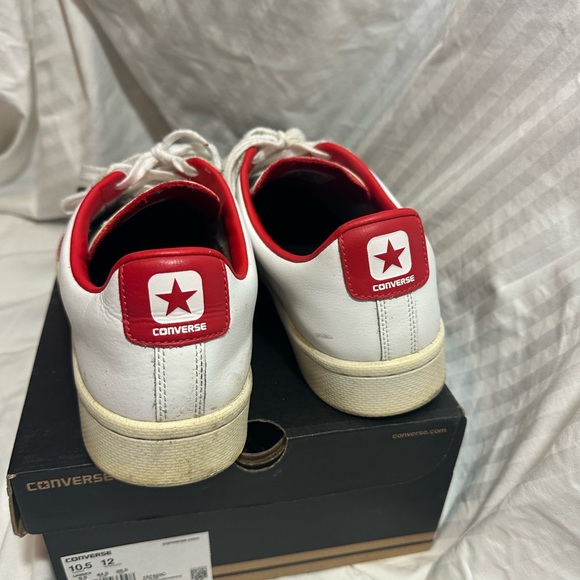 Used Converse pro leather 76 low white casino/ white 157423C - Picture 4 of 9
